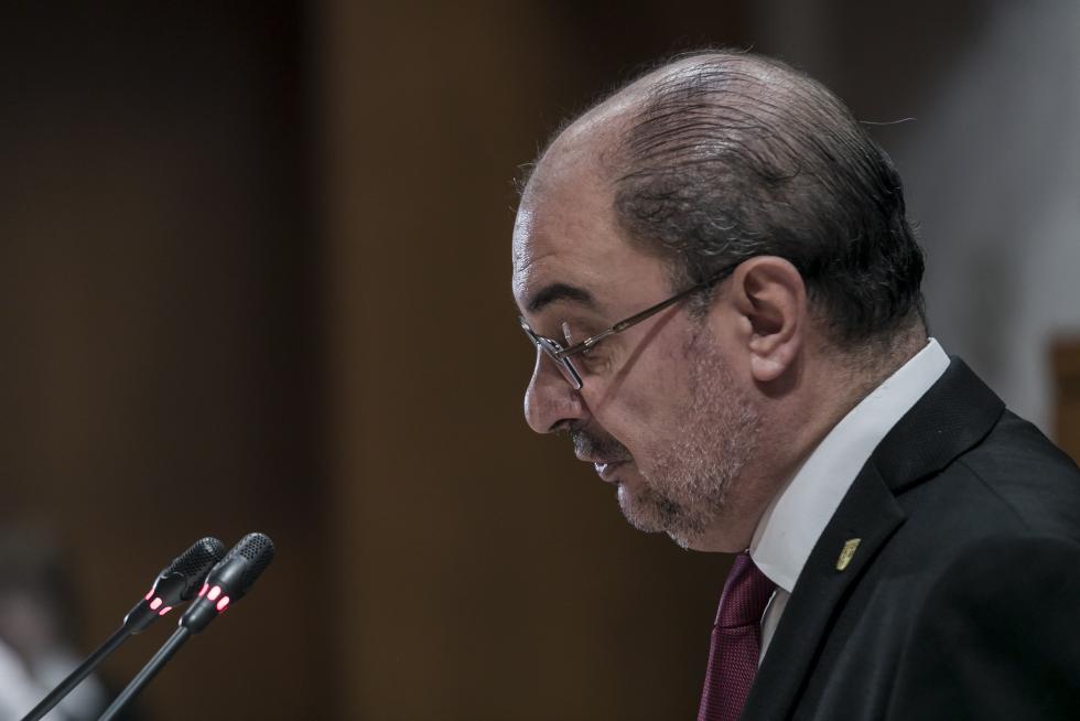 Sesión de investidura de Javier Lambán