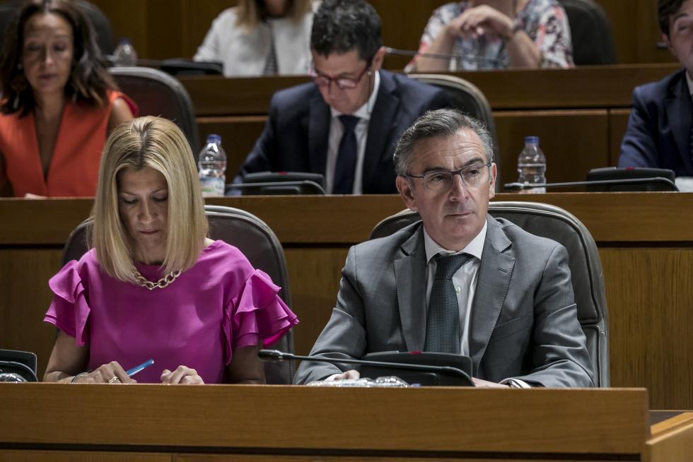Sesión de investidura de Javier Lambán