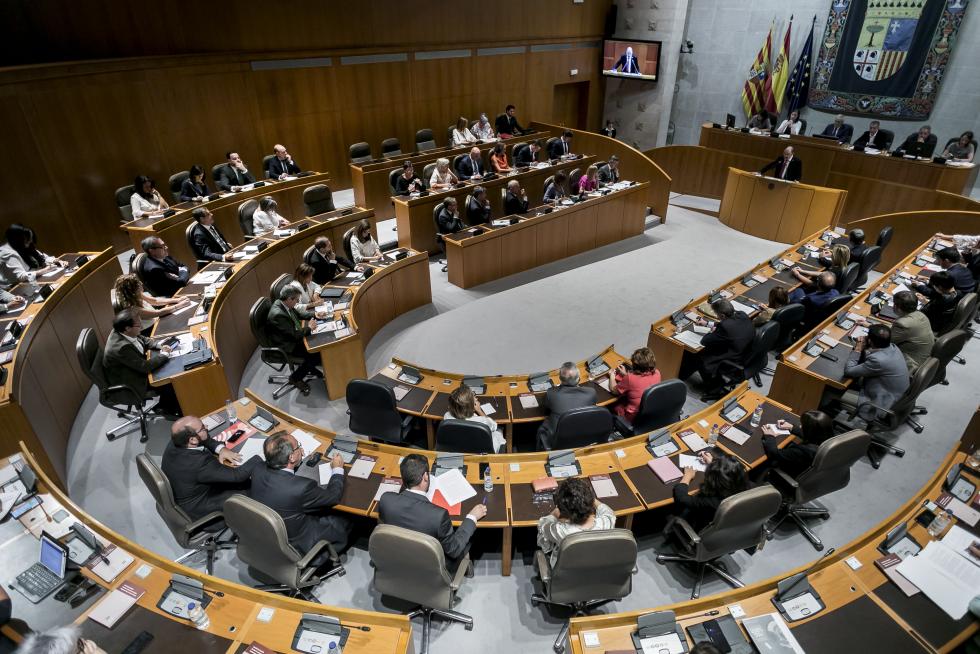 Sesión de investidura de Javier Lambán