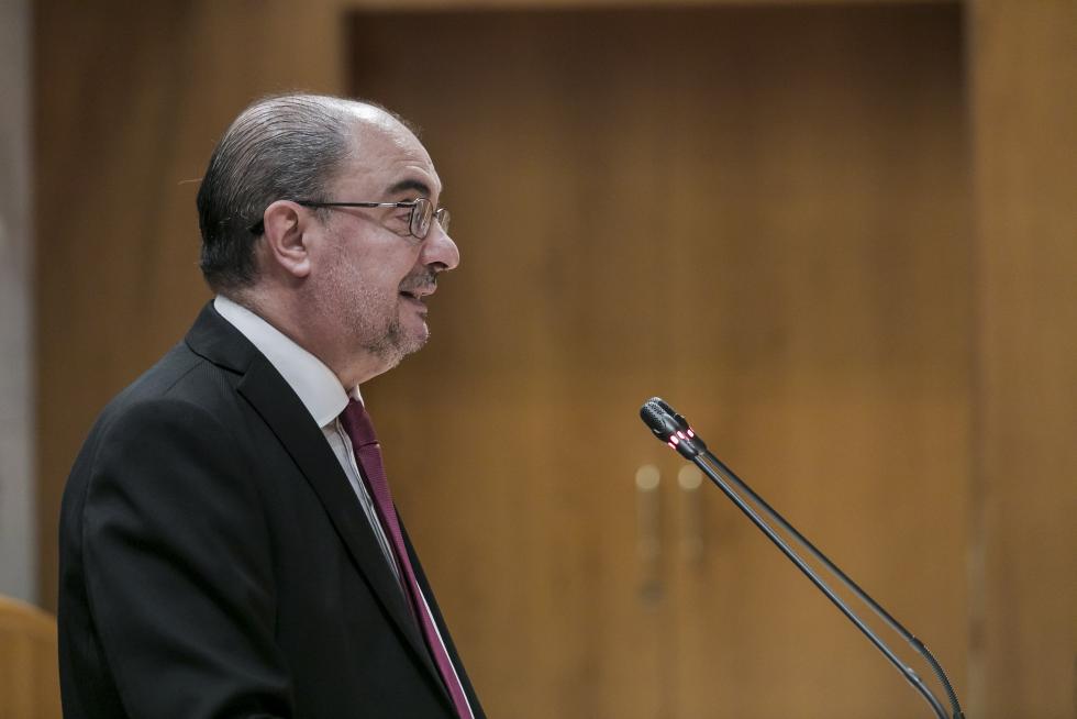 Sesión de investidura de Javier Lambán