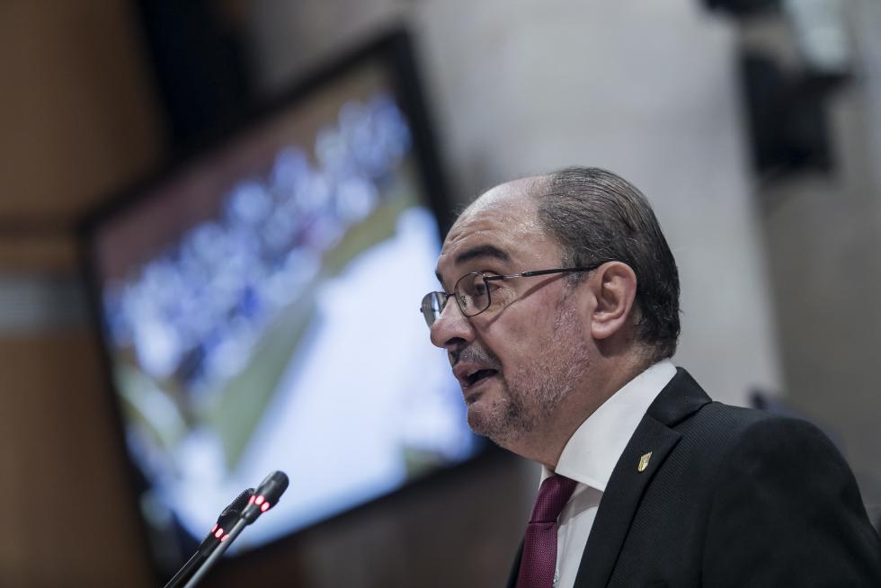 Sesión de investidura de Javier Lambán