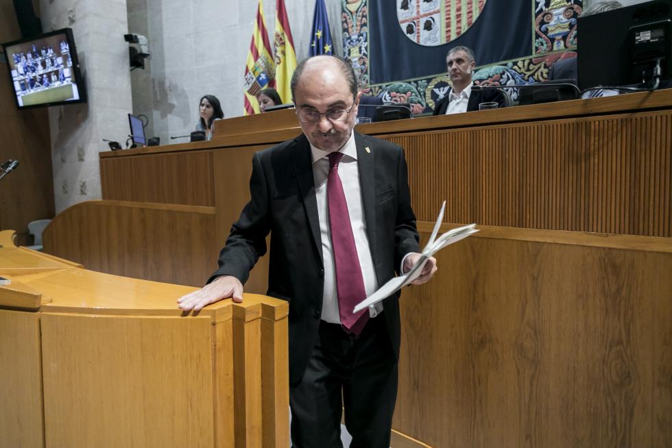 Sesión de investidura de Javier Lambán