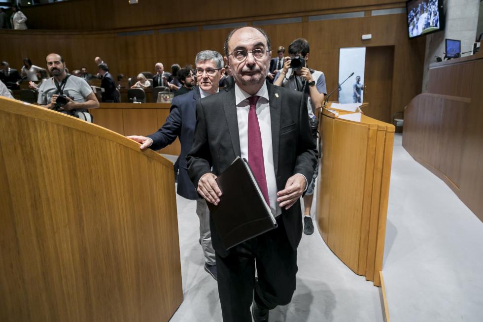 Sesión de investidura de Javier Lambán