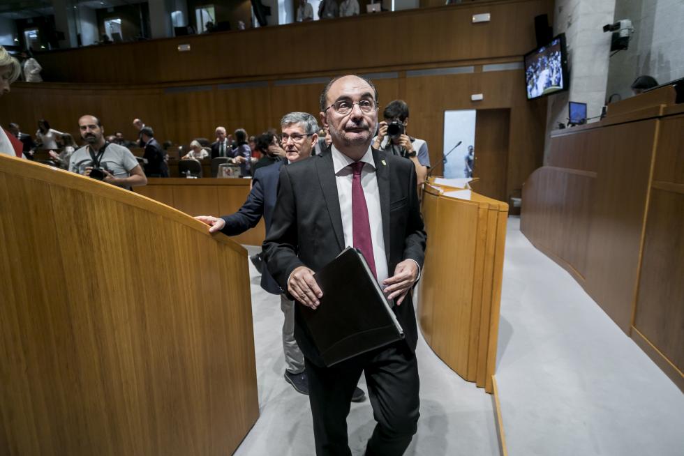 Sesión de investidura de Javier Lambán