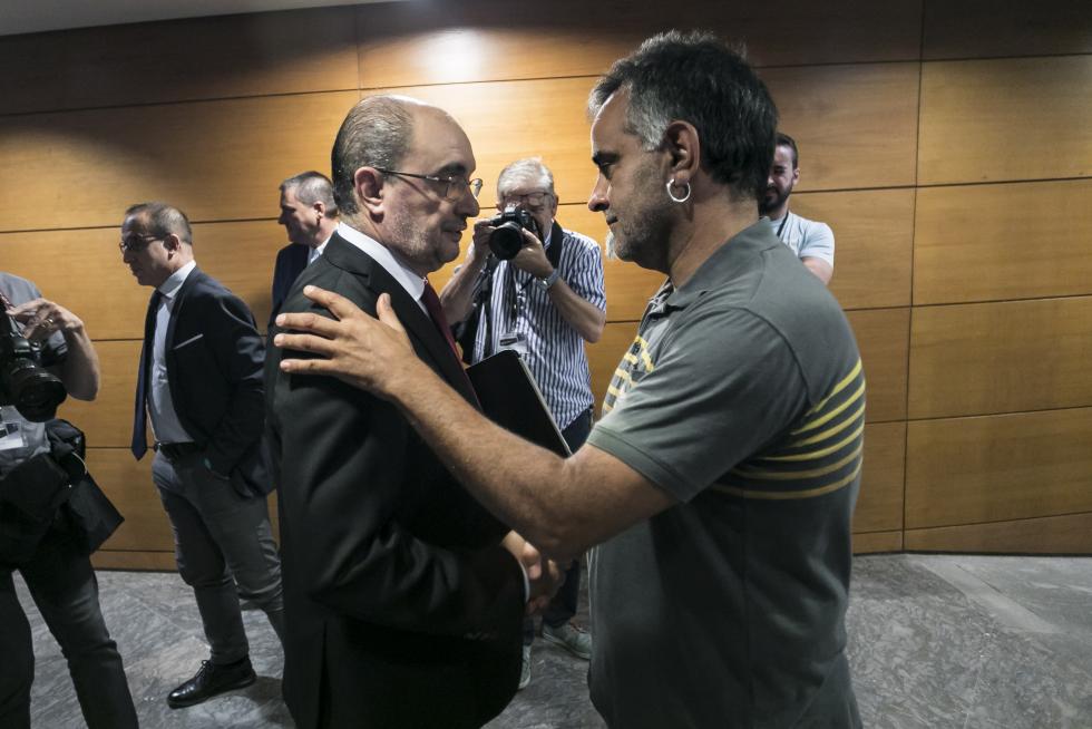 Sesión de investidura de Javier Lambán