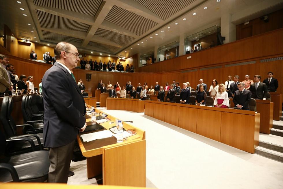 Segunda sesión del debate de investidura de Javier Lambán