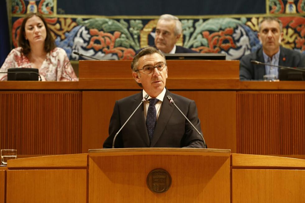 Segunda sesión del debate de investidura de Javier Lambán