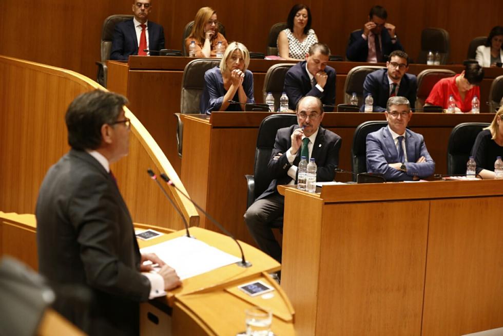 Intervención de Arturo Aliaga en la segunda sesión de investidura de Lambán.