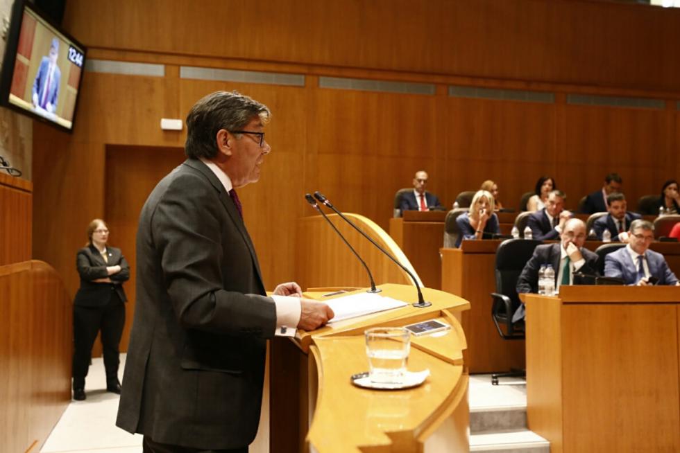 Intervención de Arturo Aliaga en la segunda sesión de investidura de Lambán.