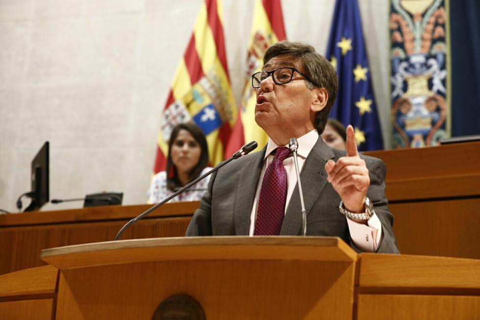 Intervención de Arturo Aliaga en la segunda sesión de investidura de Lambán.