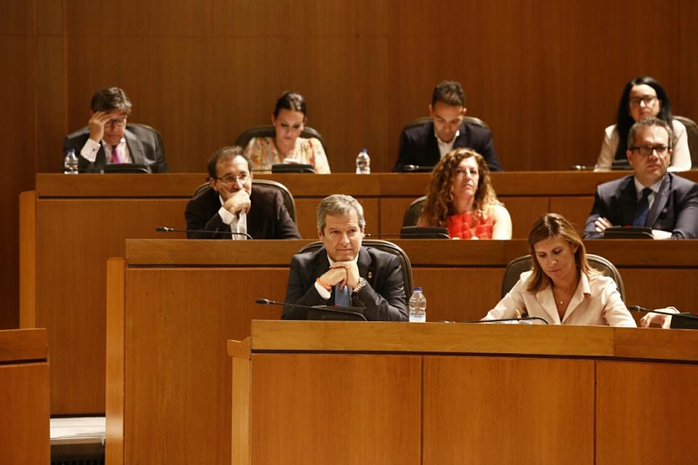 Segunda sesión de investidura de Javier Lambán.