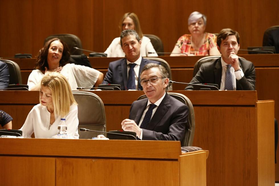 Segunda sesión de investidura de Javier Lambán.