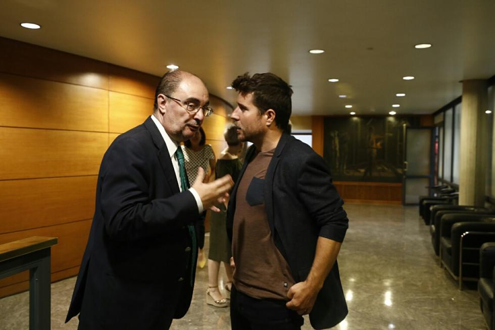 Segunda sesión de investidura de Lambán