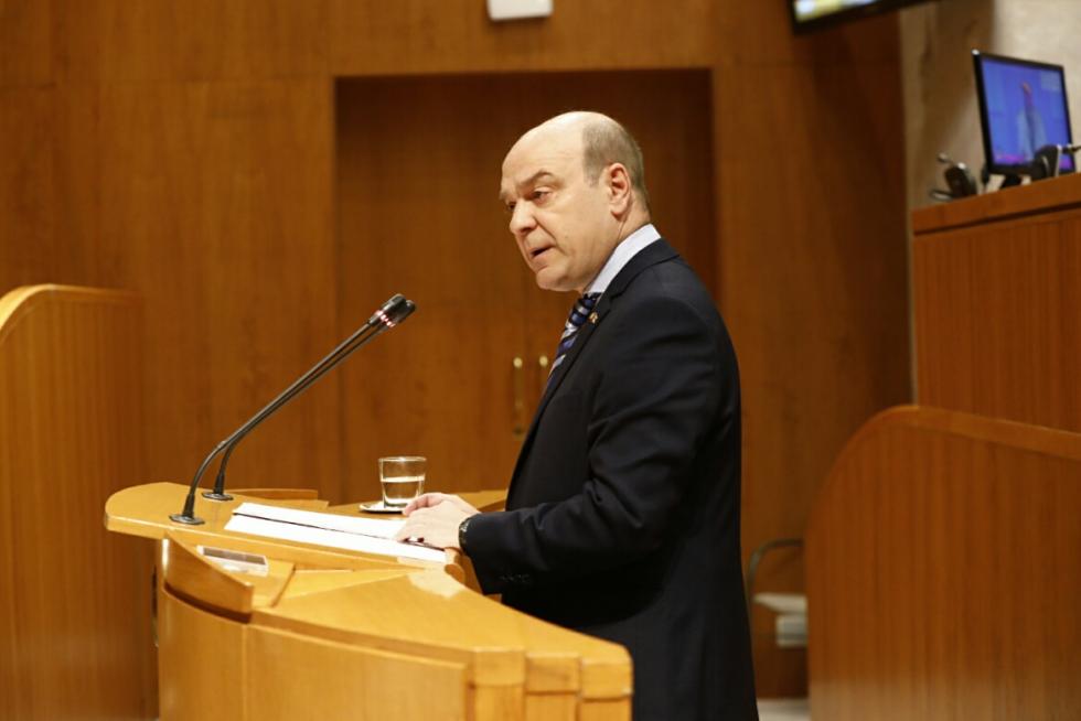 Segunda sesión de investidura de Lambán.
