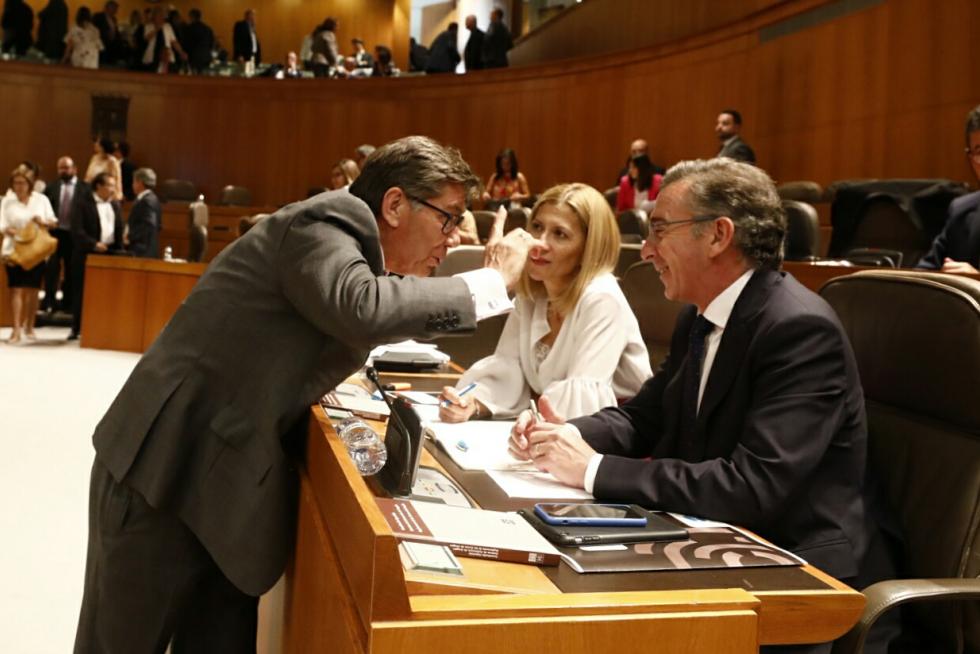 Segunda sesión de investidura de Lambán
