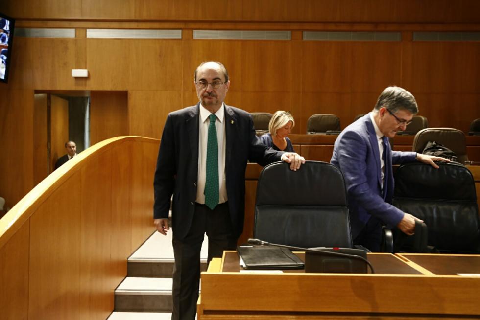 Segunda sesión del debate de investidura de Javier Lambán
