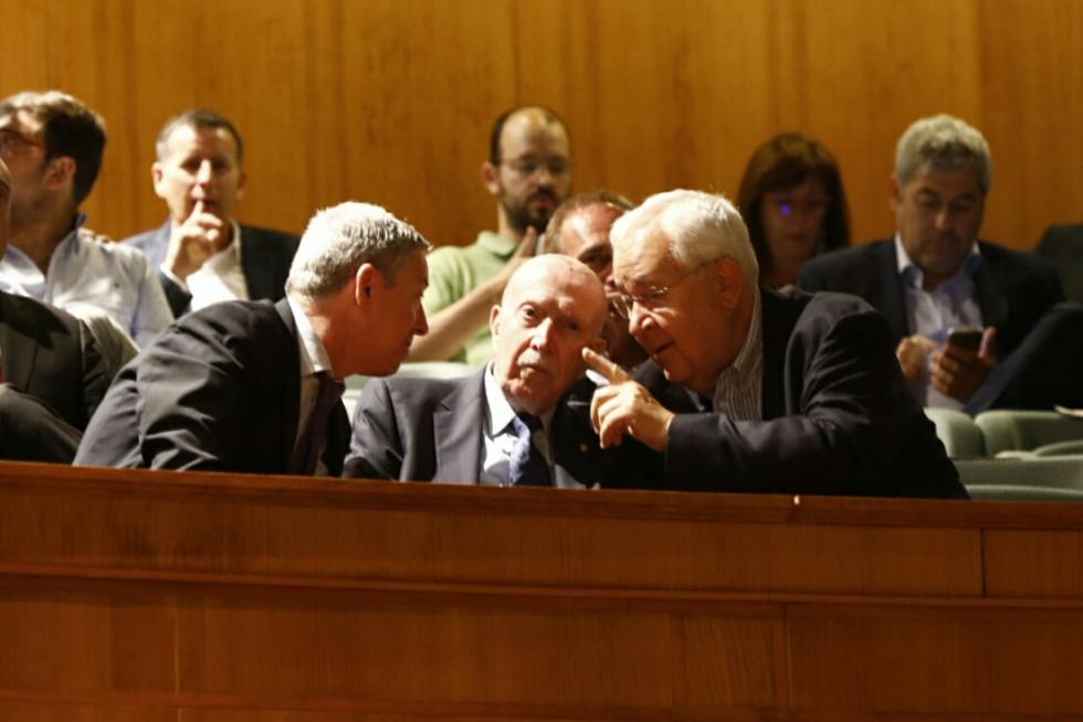 Segunda sesión del debate de investidura de Lambán en las Cortes de Aragón.