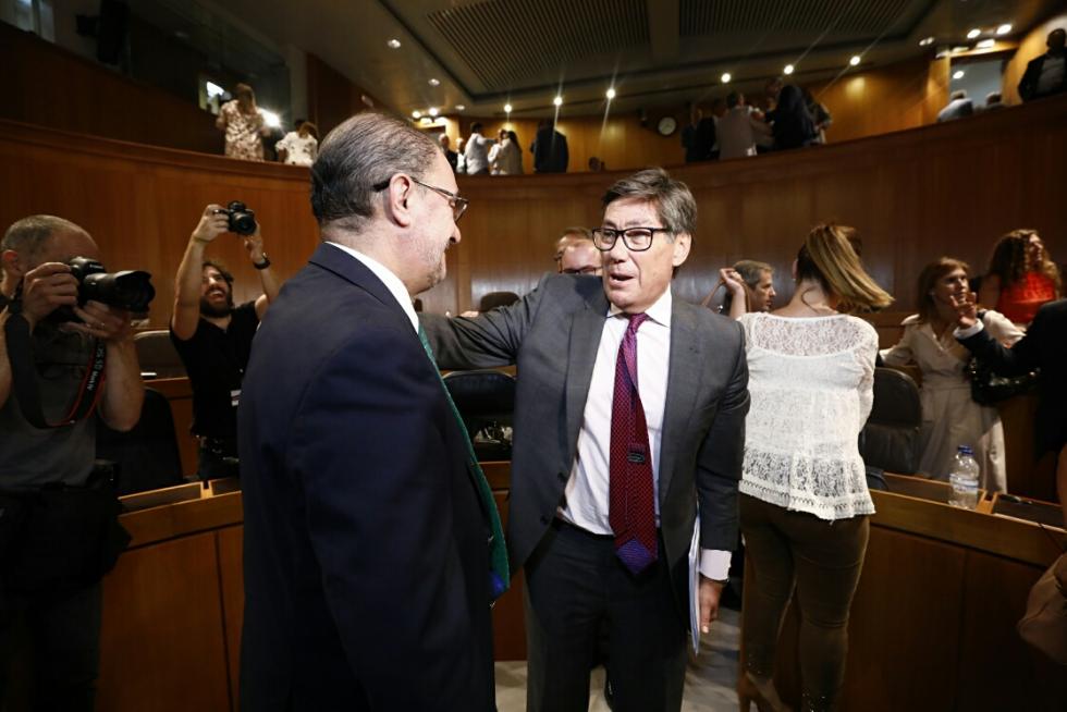 Segunda sesión del debate de investidura: Lambán, reelegido presidente de Aragón.