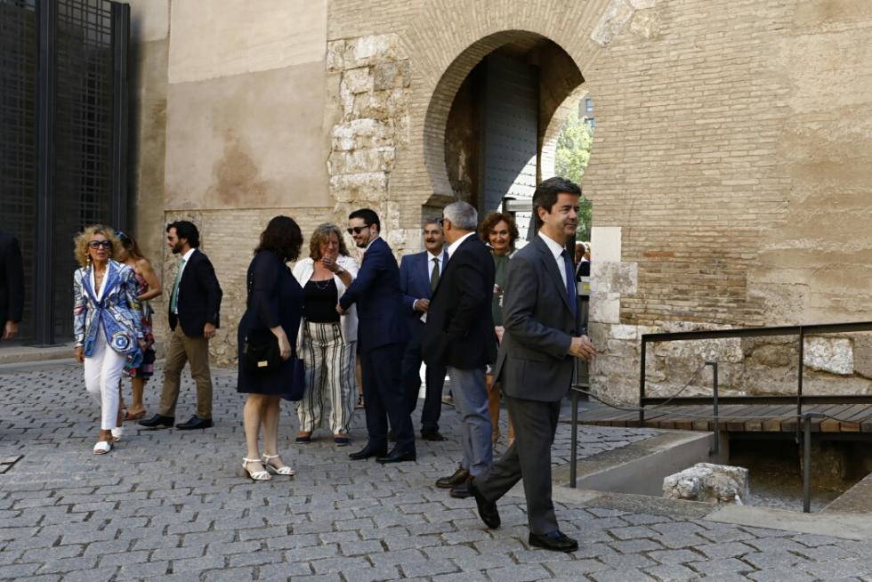 Toma de posesión de Javie Lambán como presidente de Aragón en el palacio de la Aljafería