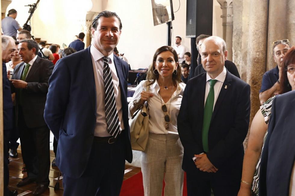 Toma de posesión de Javie Lambán como presidente de Aragón en el palacio de la Aljafería