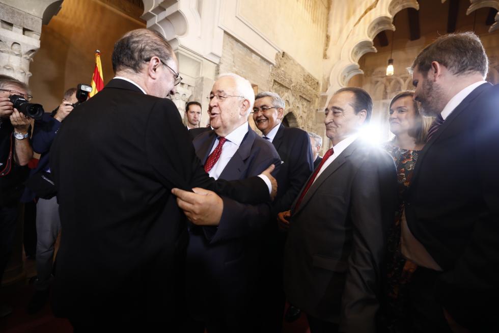Toma de posesión de Javier Lambán como presidente de Aragón