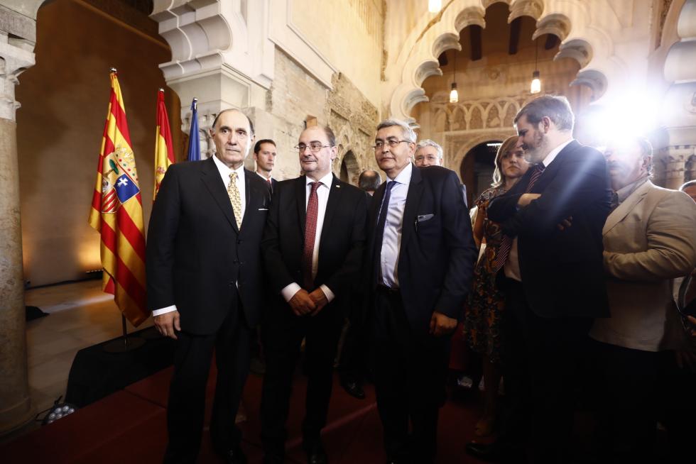 Toma de posesión de Javier Lambán como presidente de Aragón