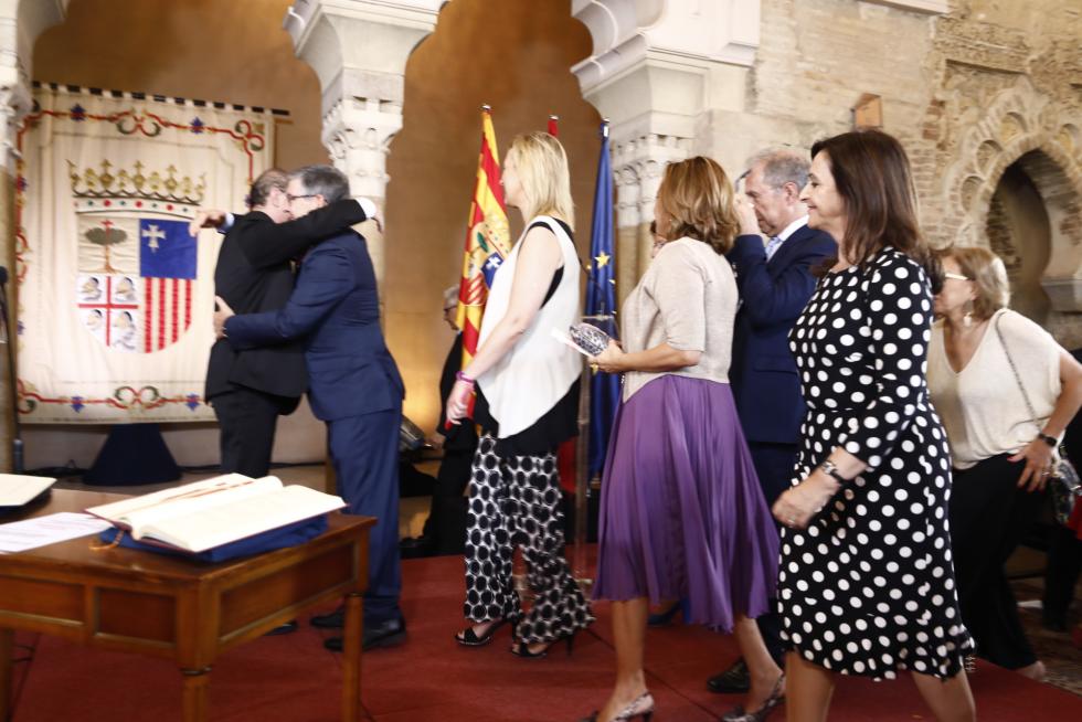 Toma de posesión de Javier Lambán como presidente de Aragón