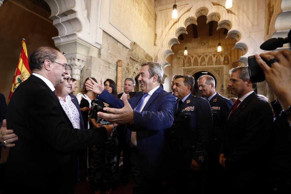 Toma de posesión de Javier Lambán como presidente de Aragón
