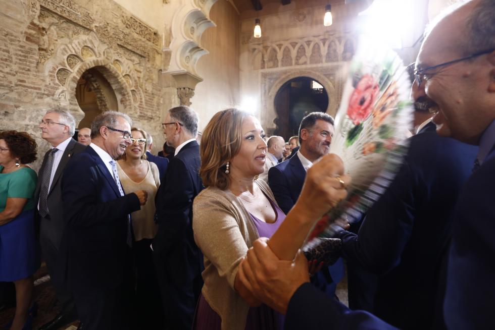 Toma de posesión de Javier Lambán como presidente de Aragón en el palacio de la Aljafería.