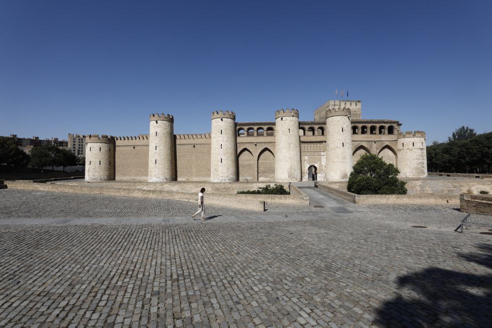 Toma de posesión de Javier Lambán como presidente de Aragón en el palacio de la Aljafería.