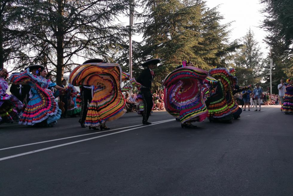 Última jornada del Festival Folklórico de los Pirineos.
