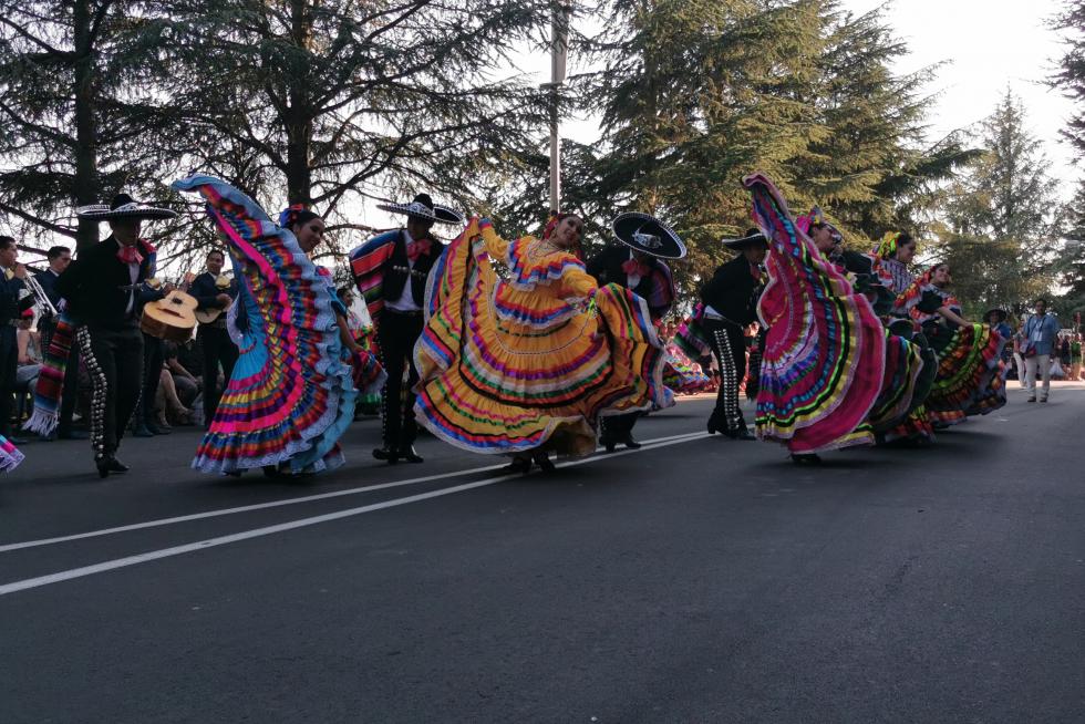 Última jornada del Festival Folklórico de los Pirineos.