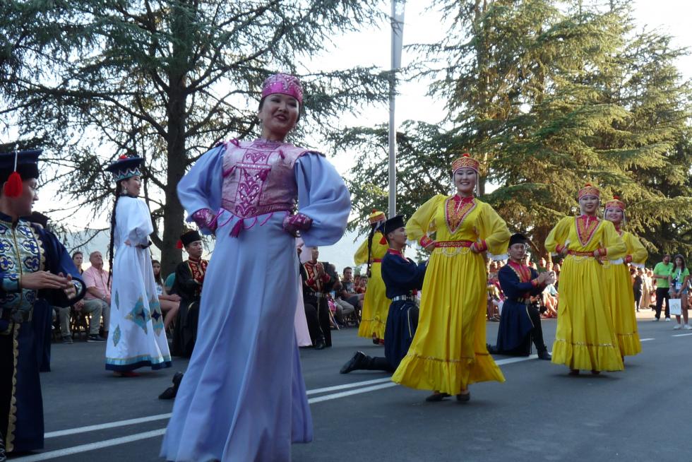 Última jornada del Festival Folklórico de los Pirineos.