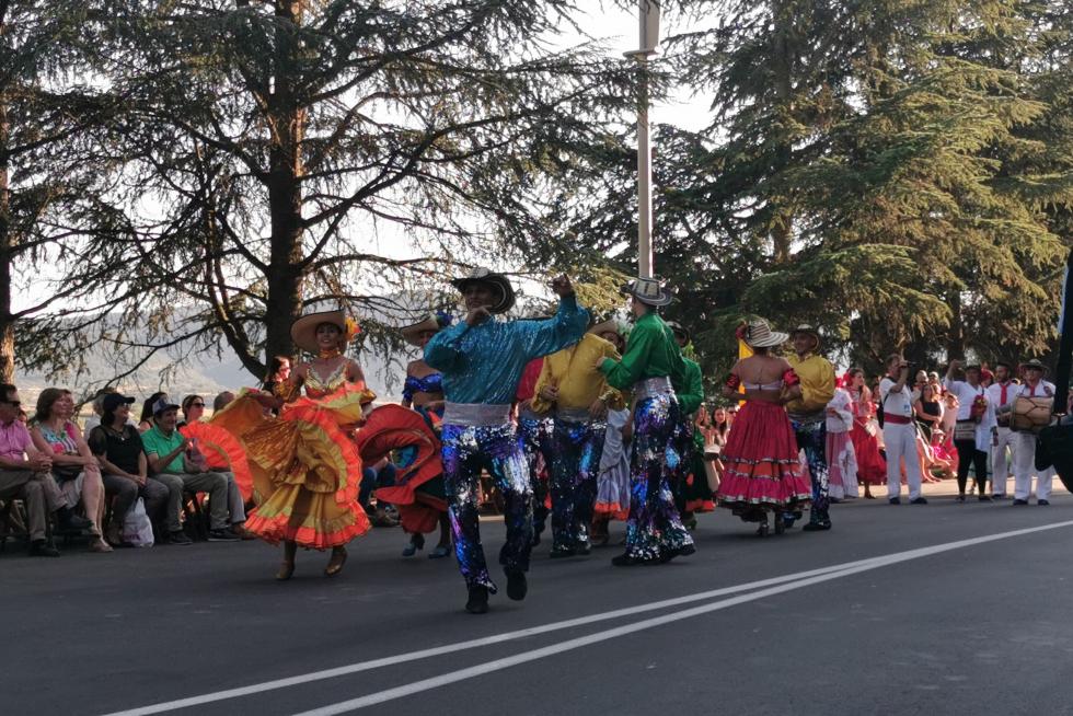 Última jornada del Festival Folklórico de los Pirineos.