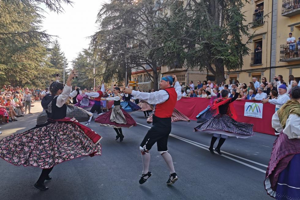 Última jornada del Festival Folklórico de los Pirineos.