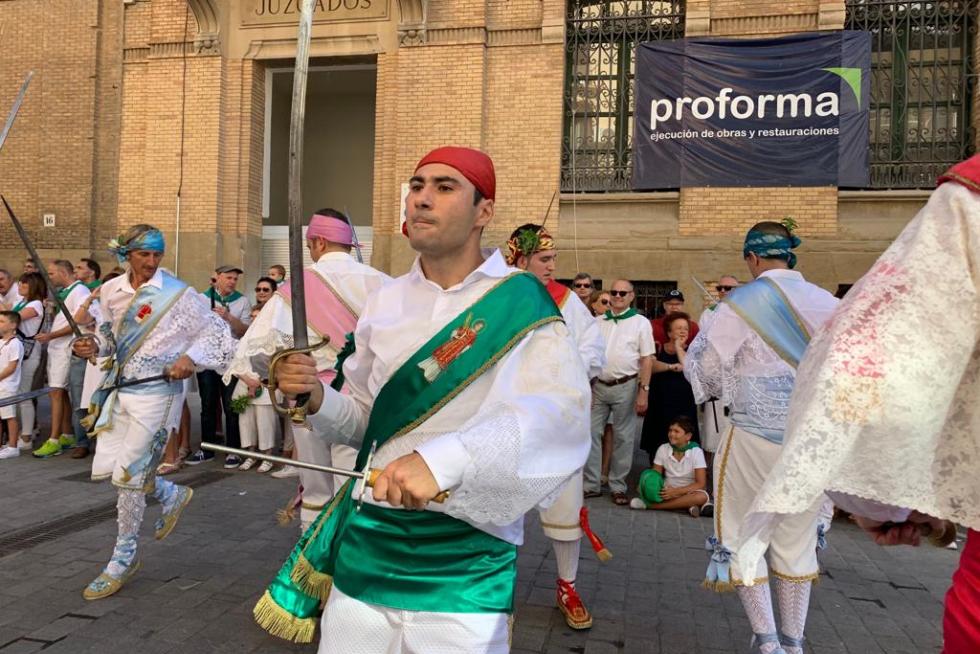 Carlos Nasarre es uno de los dos danzantes que se ha estrenado este 10 de agosto.