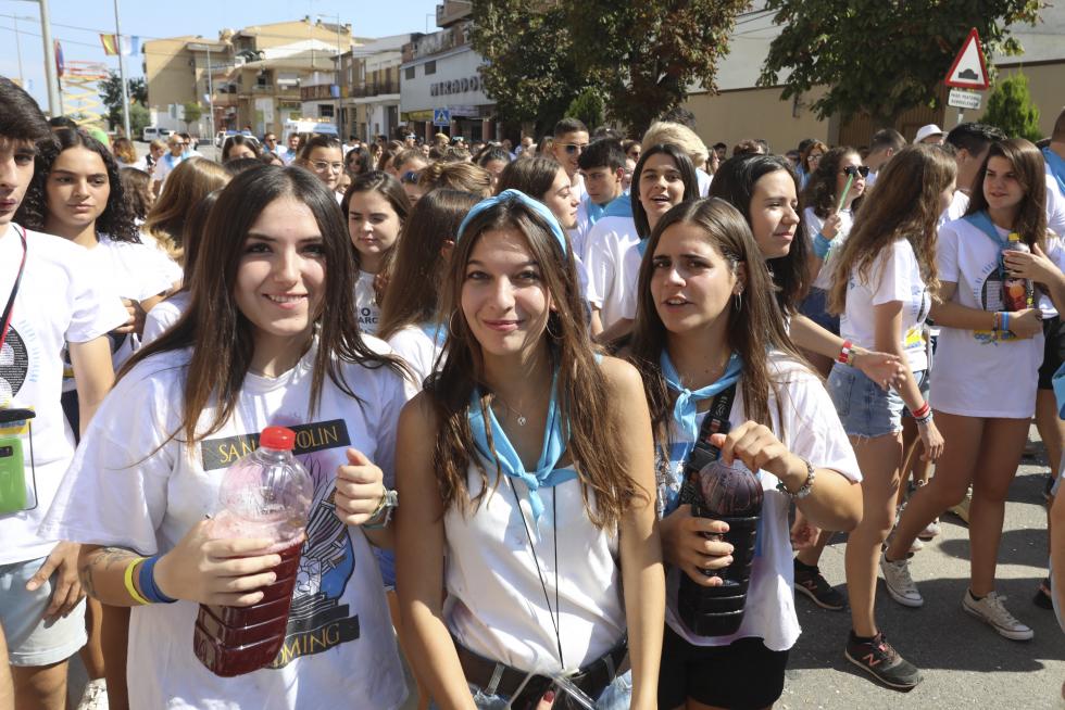 San Antolín se ha abierto con actos multitudinarios como la cabalgata, la discomóvil y las verbenas de noche.