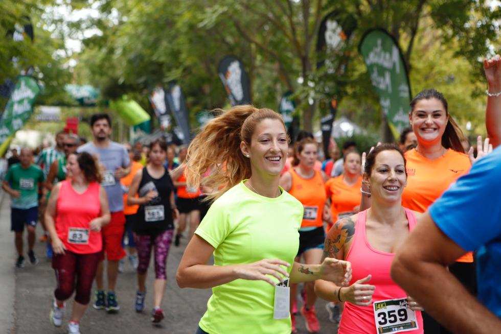 Unas 400 personas han participado en la 4K que se ha celebrado este domingo por la mañana en Zaragoza.