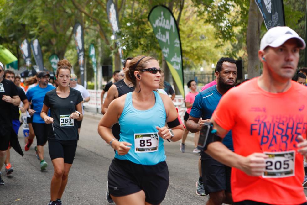 Unas 400 personas han participado en la 4K que se ha celebrado este domingo por la mañana en Zaragoza.