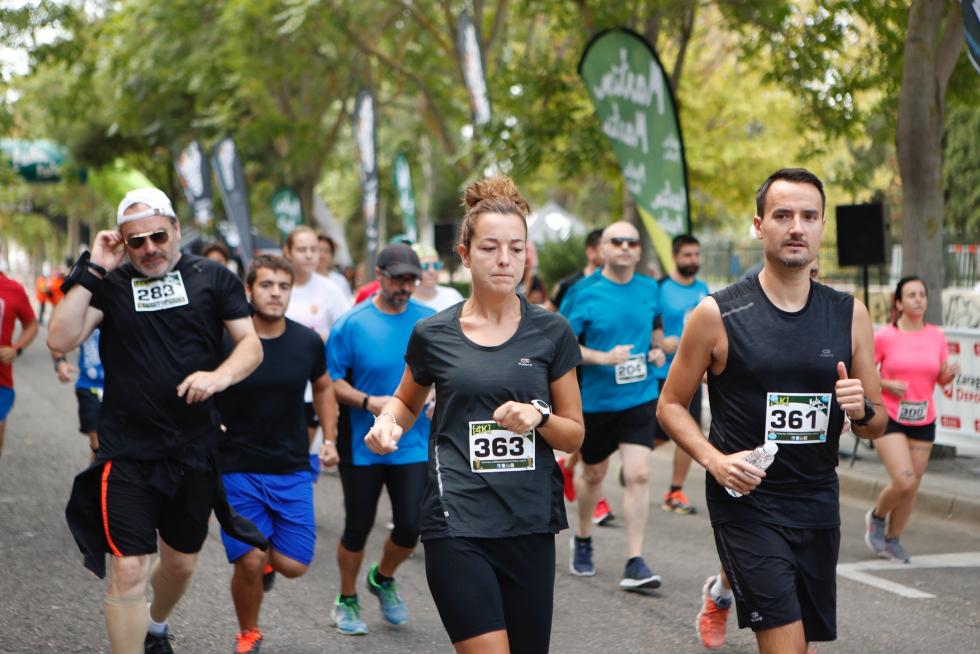 Unas 400 personas han participado en la 4K que se ha celebrado este domingo por la mañana en Zaragoza.