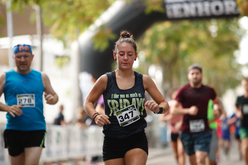 Unas 400 personas han participado en la 4K que se ha celebrado este domingo por la mañana en Zaragoza.