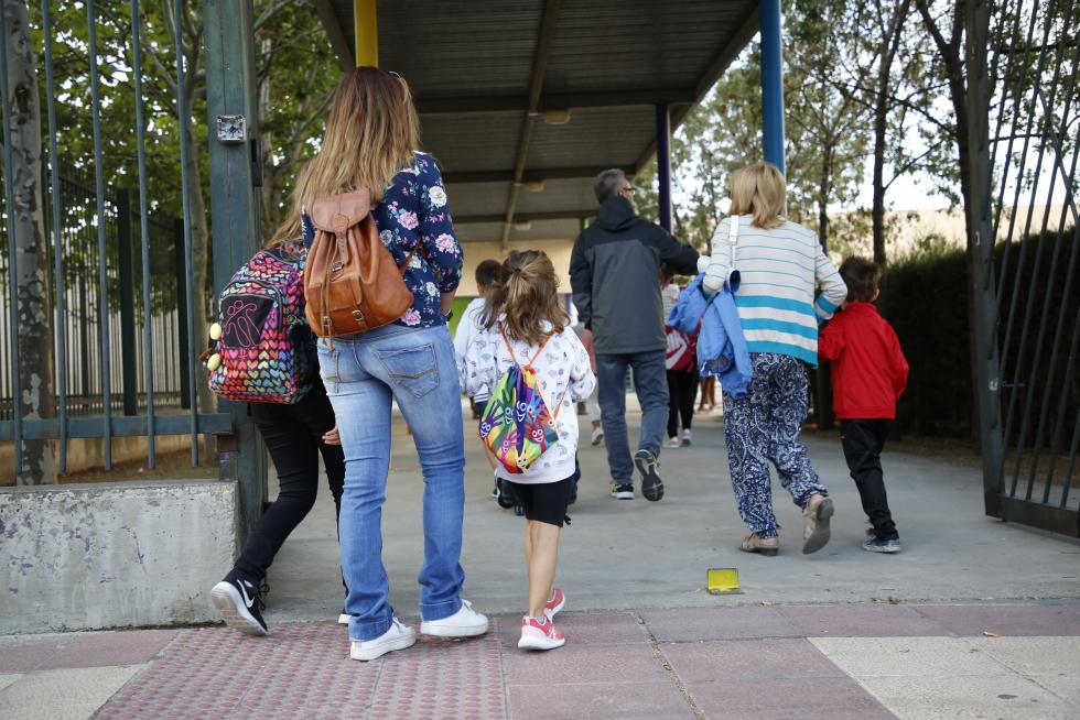 Vuelta al cole en Parque Goya.