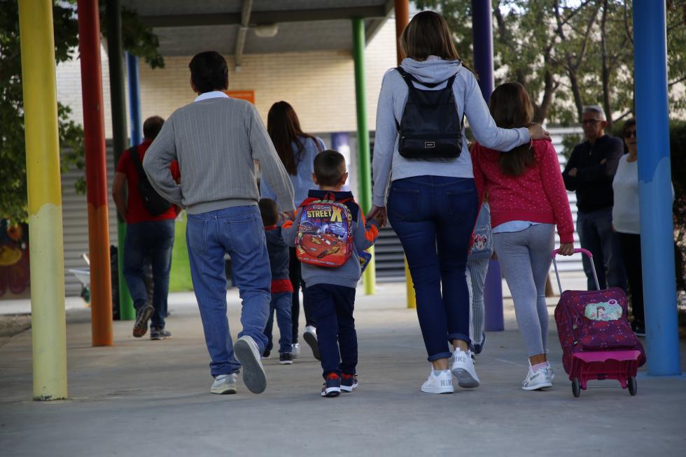 Vuelta al cole en Parque Goya.