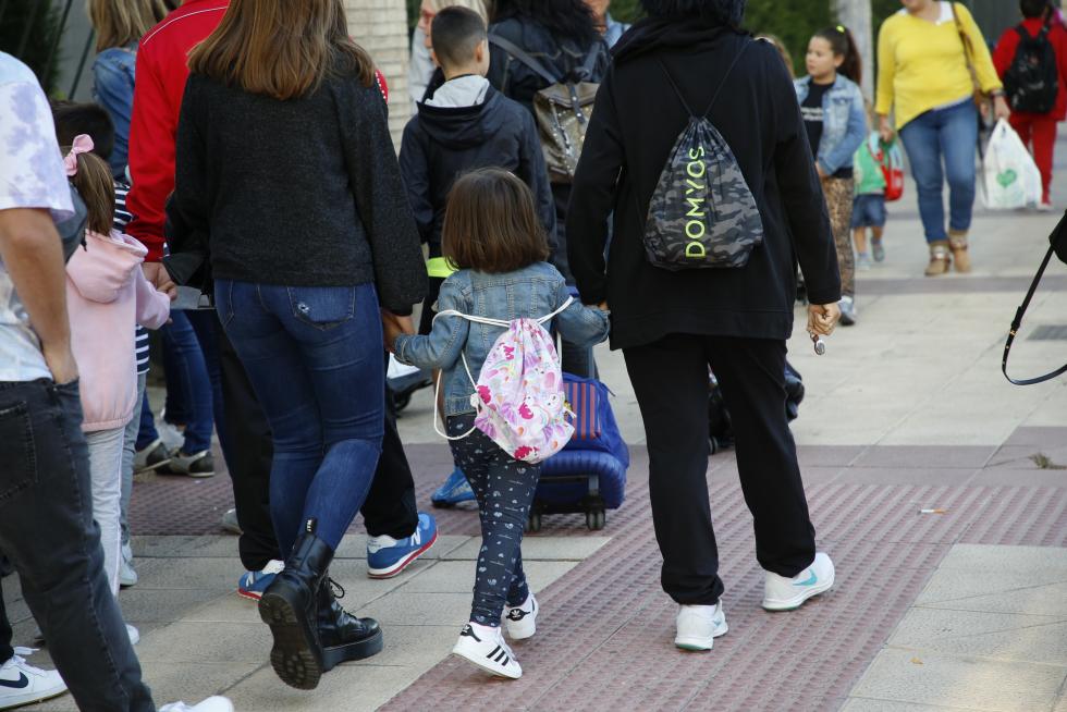 Vuelta al cole en Parque Goya.