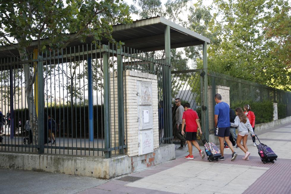 Vuelta al cole en Parque Goya.