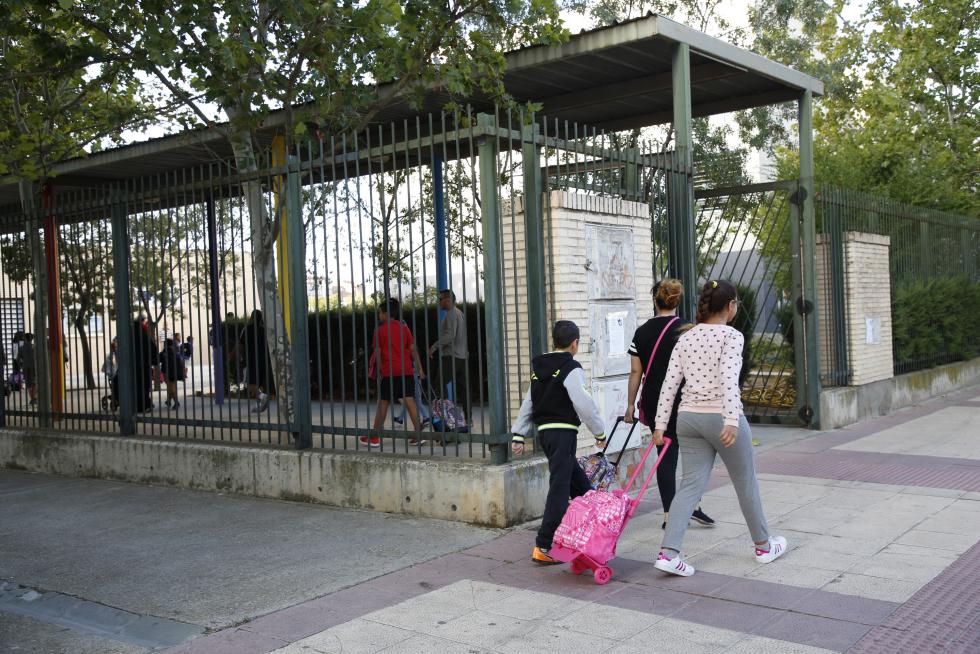 Vuelta al cole en Parque Goya.