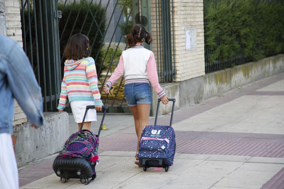 Vuelta al cole en Parque Goya.