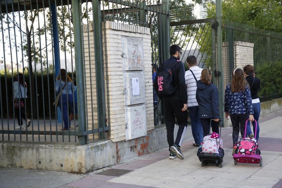 Vuelta al cole en Parque Goya.