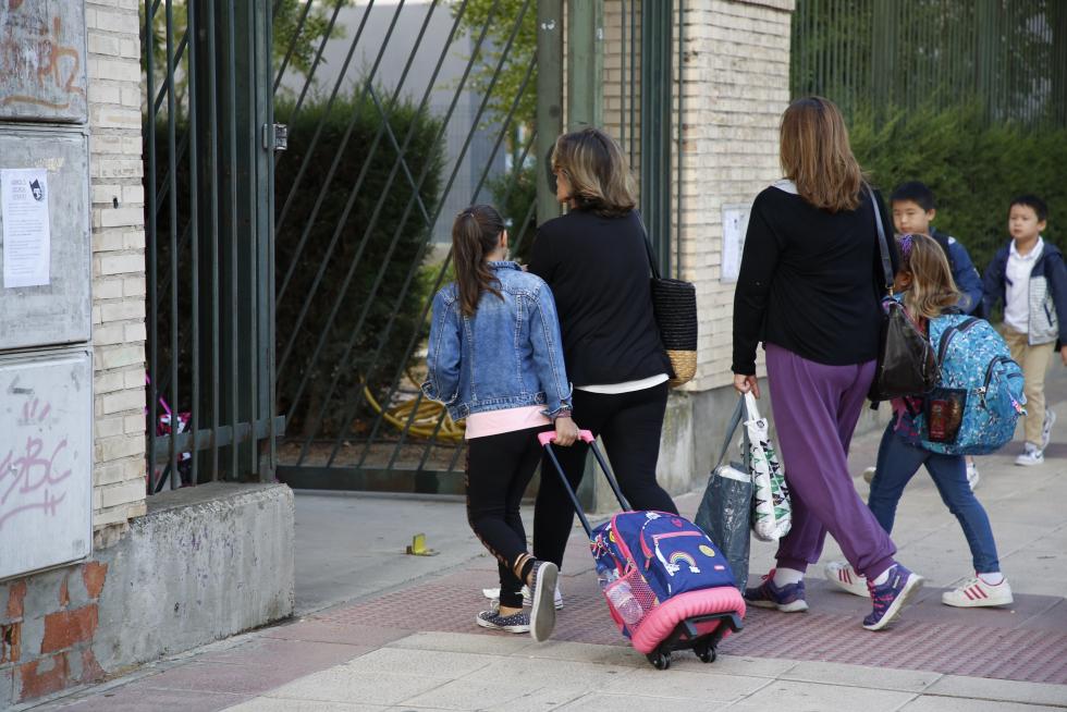 Vuelta al cole en Parque Goya.