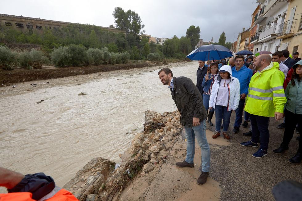 La gota fría azota el levante español